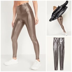 OLD Navy Extra Hi Rise metallic leggings 2X